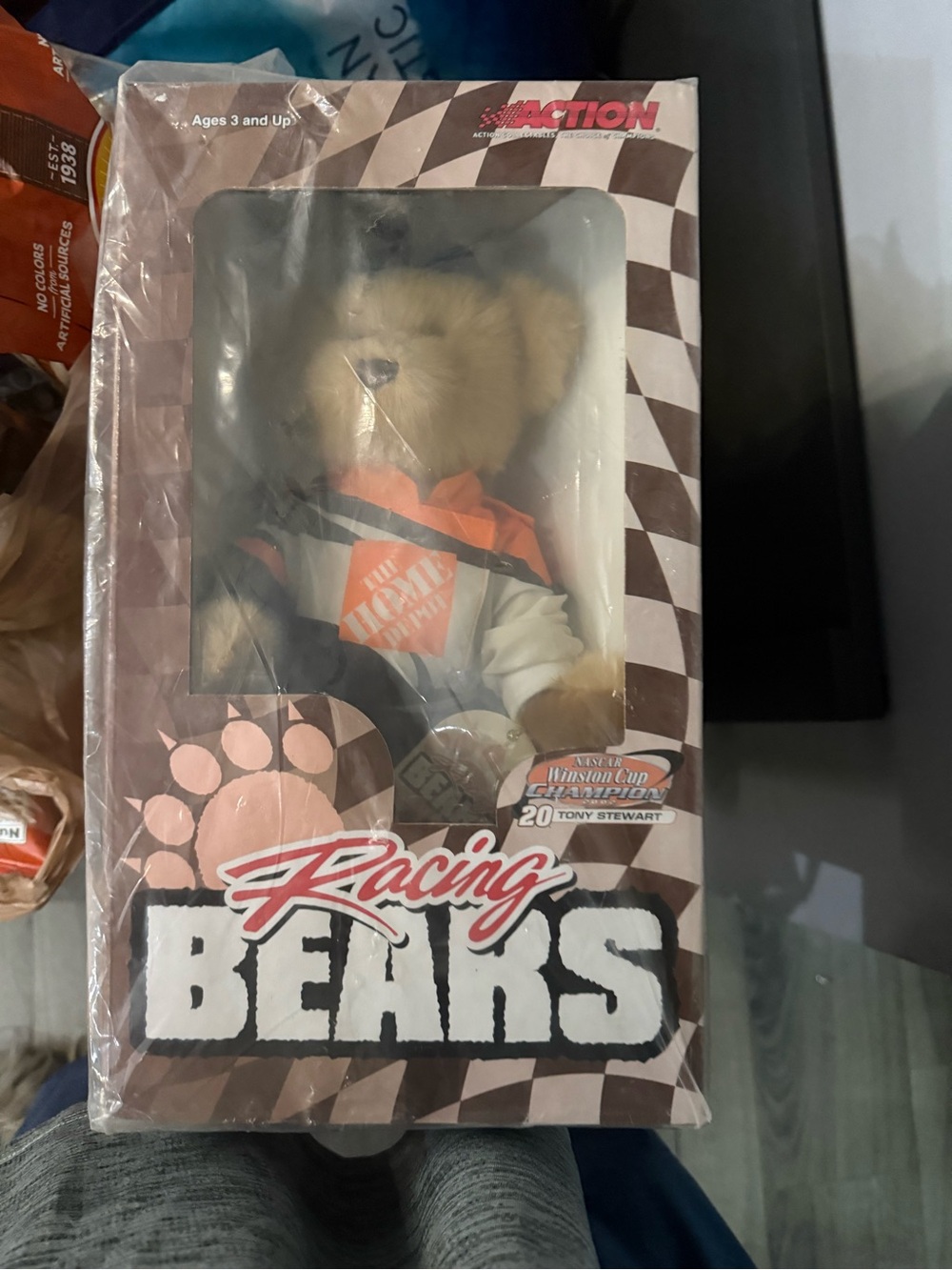 Action Collectibles NASCAR Tony Stewart #20 "Racing Bear" limited edition